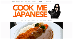 Desktop Screenshot of cookmejapanese.com
