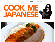Tablet Screenshot of cookmejapanese.com